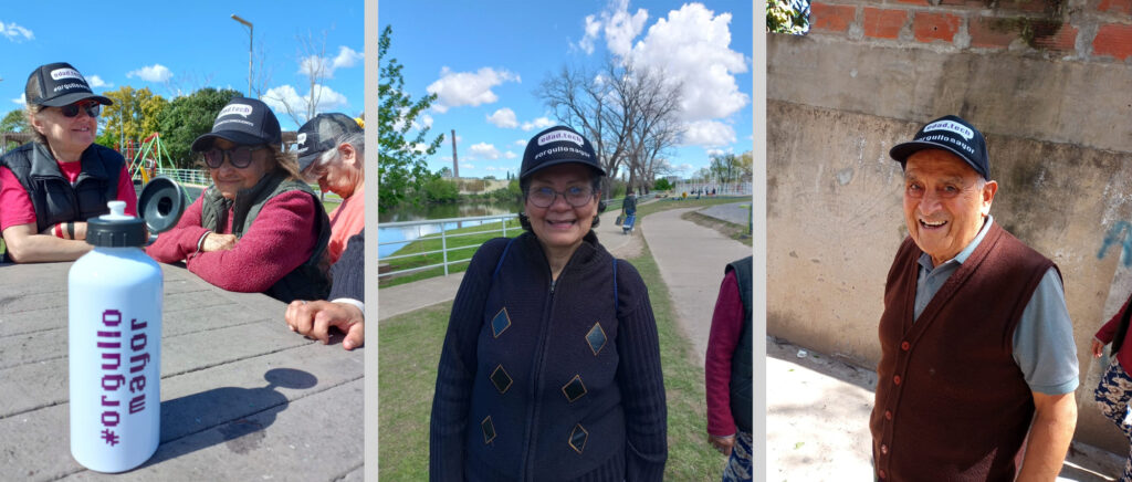 Caminata con adultos mayores del Centro de Día Cándida